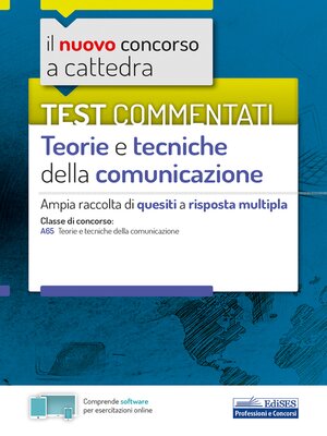 cover image of Test commentati Teorie e tecniche della comunicazione